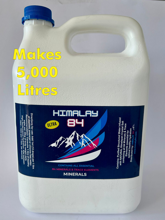 Himalayan Alkaline Mineral Electrolyte Concentrate - 5 Liter ULTRA